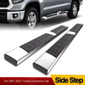 Beyshvb9at Yitamotor Running Boards For 2007-2021 Toyota Tundra Crewmax Cab 6 Inch Nerf Bars Side Steps