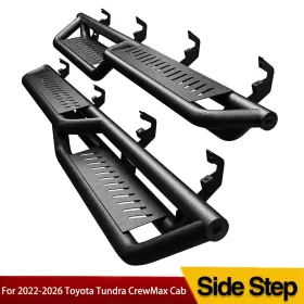 Beyshy5fuv Yitamotor Drop Running Boards For 22-26 Toyota Tundra Crewmax Cab 2-stairs Side Step Bars