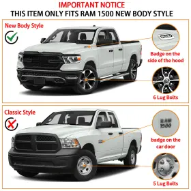 F09g08094 Yitamotor For 2019-2025 Ram 1500 New Body Quad Cab 6 Inch Abs Running Board Side Step Nerf Bar #2