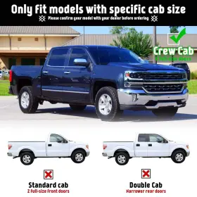 Y01g08032 Yitamotor For 2007-2018 Gmc Sierra 1500 07-19 2500hd 3500hd Crew Cab Running Boards #2