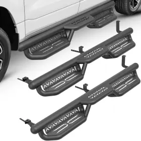 Lbrn041023500 Yzona Running Boards Bolt-on Nerf Bar Step Bars For 22-2025 Toyota Tundra Extended Cab