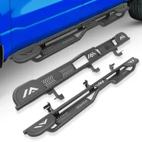 Trrn020100456 Yzona For 09-18 Ram 1500&10-24 2500 3500 Crewcab Running Boards Three Raised Steps