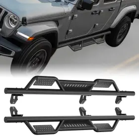 Xrrn050007133 Yzona For 2020-2023 Jeep Gladiator Jt 4 Door Steel Drop Down Running Boards Side Steps