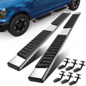 Jc10165 Zjjc 2pc Running Boards For 2017-2024 Ford F250/f350 Super Duty 17-23 F450