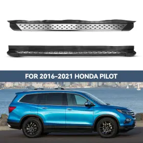 Mia166560 Zoncar For Honda Pilot 2016-2021 Aluminum Running Boards Side Step Rails Nerf Bars