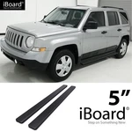 Aps Running Board Side Step Nerf Bars 5IN Black Fit Jeep Patriot 07-17. Fixed Price $199.99.