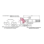 Meritor R607208 Air Brake Camshaft. Fixed Price $76.78.