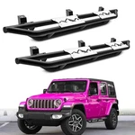 Drop Side Step Running Board For 2018-2026 Jeep Wrangler Jl 4DOOR Nerf Bar Steel. Fixed Price $157.41.