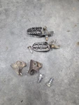 2001 Honda CR250R Left Right Step Foot Rest Peg Frame Mount Bracket. Fixed Price $79.99.