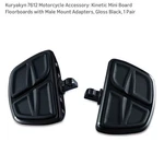 Kuryakyn 7612 Gloss Black Kinetic Floorboards Mini With Adapters. Fixed Price $160.00.