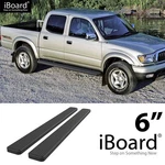 Running Board Bar 6IN Aluminum Black Fit Toyota Tacoma Double Cab Crew 01-04. Fixed Price $209.99.