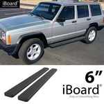 Iboard Stainless Steel 6" Running Fit 84-00 Jeep Cherokee 4-DOOR. Fixed Price $209.99.