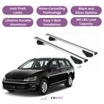 Erkul Roof Rack Cross Bars For Vw Volkswagen Golf Sportwagen 2013-2019 Silver. Fixed Price $159.90.