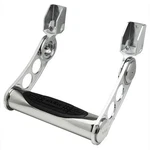 1X Side Step Polished Aluminum Bracket 3" Stainless Steel Tube Adjustable 350LBS. Fixed Price $79.04.