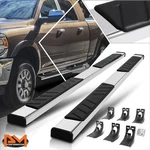For 09-24 Dodge Ram 1500-3500 Crew Cab 5" Step Pad Nerf Bar Running Board Silver. Fixed Price $159.89.