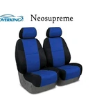 Coverking Custom Seat Covers Neosupreme Front Row 2013 Ram 1500 Blue Black. Fixed Price $150.00.