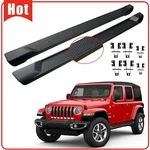 For 2007-2018 Jeep Wrangler Jk 4 Door 6" Running Boards Nerf Bars Side Step Abs. Fixed Price $115.00.