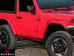 Aps Black Side Step Nerf Bars For 18-26 Jeep Wrangler Jl 2DR. Fixed Price $273.00.