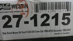 Westin 27-1215 Running Board Mount Kit. Fixed Price $125.00.
