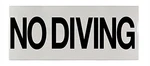 United Aqua Group C621700 Tile No-dive 6"X12" Black Text Single 6X12 Non-sk. Fixed Price $37.06.
