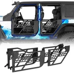Front & Rear Tube Half-door Frame Guards For Jeep Wrangler Jl Gladiator Jt 18-25. Fixed Price $209.28.