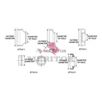 Meritor ND3A Universal Joint Dust Cap Seal 2.13" Od, 1.18" Diameter Of Hole. Fixed Price $34.76.