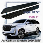 2PCS Running Boards Side Steps Nerf Bars Fits For Cadillac Escalade 2021-2026. Fixed Price $255.05.