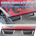 Running Boards For 2007- 2018 Jeep Wrangler Jk 4 Door Steel Side Steps Nerf Bar. Fixed Price $195.99.