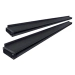 For Chevy Silverado 1500 19-26 6.5" Rob-t Series Cab Length Black Running Boards. Fixed Price $637.32.