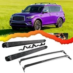 4PCS Running Boards & Cross Bars For Infiniti QX56 QX80 2011 - 2024 Side Steps. Fixed Price $298.00.