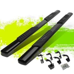 5" Oval Coated Side Step Nerf Bars Running Boards Ford Super Crew Cab 15-20. Fixed Price $263.15.