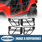 Hooke Road Black Steel Tubular Doors Guards Fit 2018-2025 Jeep Wrangler Jl & Jt. Fixed Price $299.26.