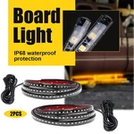 2X 70" Amber & White Running Led Board Light Drl Side Strip Step Bar Turn Signal. Fixed Price $26.59.