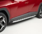 Oem 2022-2025 Hyundai Tucson Silver Running Boards Side Steps N9F37-AC000. Fixed Price $375.00.