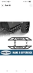 Hooke Road Steel Tube Side Steps Pair For Jeep Wrangler Jl 2018-2026 Doors. Fixed Price $180.00.