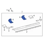 Ford F-150 2005-2014 5L3Z16A506A Rear Running Board Mounting Bracket. Fixed Price $90.17.