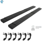 Fit For Ram 1500 Quad Cab 2019-2025 Running Boards Blk 6" Nerf Bars Side Steps. Fixed Price $109.61.