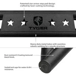 For Jeep Wrangler 2018-2026 Tyger 5" Landerx Black Triangular Drop Steps. Fixed Price $298.10.