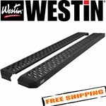 Westin 27-74705 6.25" Grate Steps Cab Length Black Running Boards. Fixed Price $409.99.