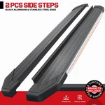 Running Boards For 09-17 Chevy Traverse/gmc Acadia 5.5" Black Aluminum+ss Edge. Fixed Price $169.99.