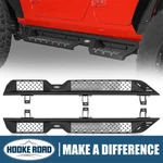 Hooke Road Running Boards Nerf Side Step Bars For 2018-2026 Jeep Wrangler Jl 4DR. Fixed Price $239.80.
