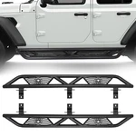 Running Boards For 2018-2025 Jeep Wrangler Jl Utility 4 Door Side Steps Nerf Bar. Fixed Price $265.99.