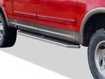 Aps Polished 6" Side Step Bar Fit 01-03 Ford F150 F250LD Supercrew Cab. Fixed Price $249.99.
