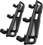 6" Running Boards For 2007-18 Jeep Wrangler Jk 4 Door Drop Side Step Bars Coated. Fixed Price $213.67.