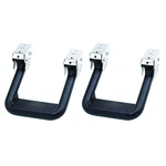 Carr Hoop Ii XP3 Black Multi-mount Side Steps For Jeep Wrangler Tj Set Of 2. Fixed Price $127.02.