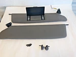 1981 - 1997 Dodge Pair Ram Van Sun Visors 1500 2500 Clean Gray Oem Mopar. Fixed Price $75.00.