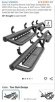 2-STAIRS Running Boards For 07-18 Silverado/sierra 1500 Crew Cab Drop Side Step. Fixed Price $150.00.