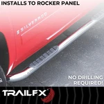 Trail Fx A0057S 3" Round Bent Polished Step Bar For Silverado/sierra 1500. Fixed Price $391.94.