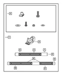 Genuine Mopar Tubular Side Step Kit 82210564AF. Fixed Price $825.52.