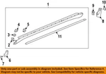 Gm Oem 18-24 Enclave Pillars, Rocker Floor Exterior Trim-weatherstrip 23204898. Fixed Price $50.56.